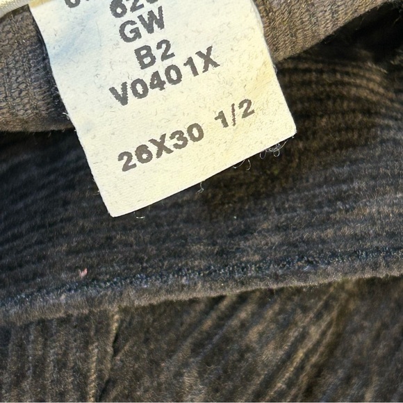 NEW Lands' End Plus Sz 26 Corduroy Pant Cotton Blend Dark Gray Pockets High Rise - Picture 6 of 10